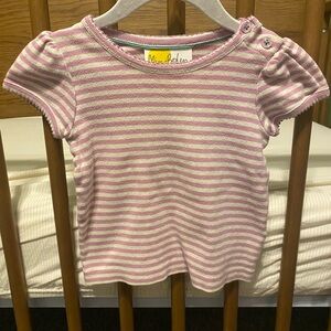 Mini Boden - Lilac Striped Kids Top
